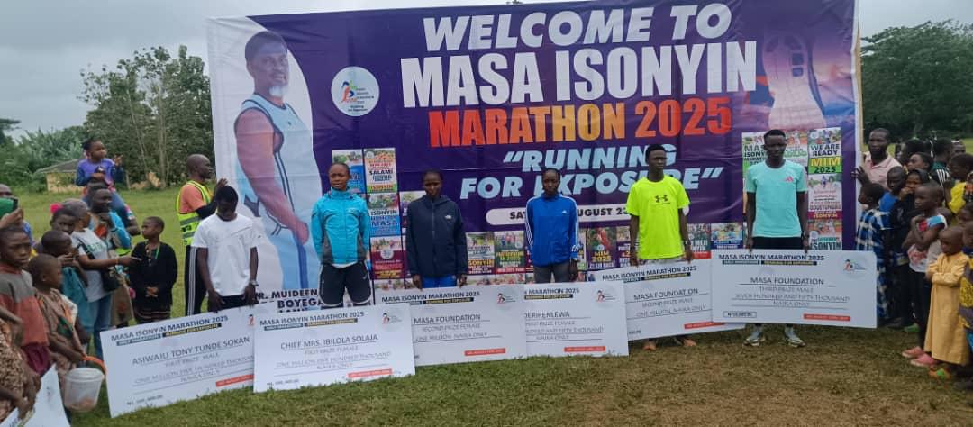 Francis, Affigbo shine at 2025 MASA Isonyin Marathon