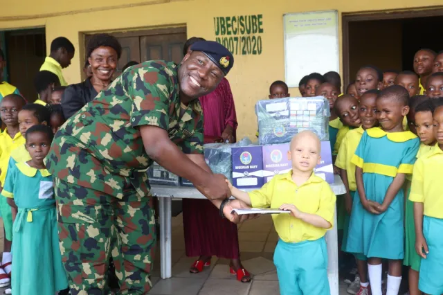 Nigerian Navy Donates to Orphanage, Inspires Hope