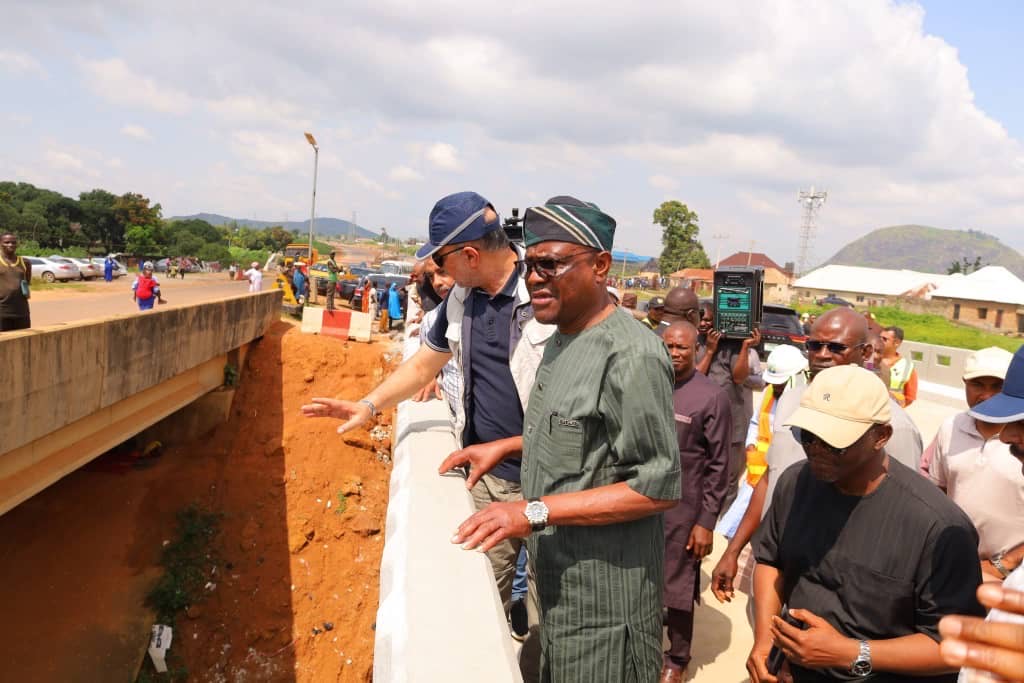 Wike inspects key road projects in Abuja, assures of early completion, enhanced security