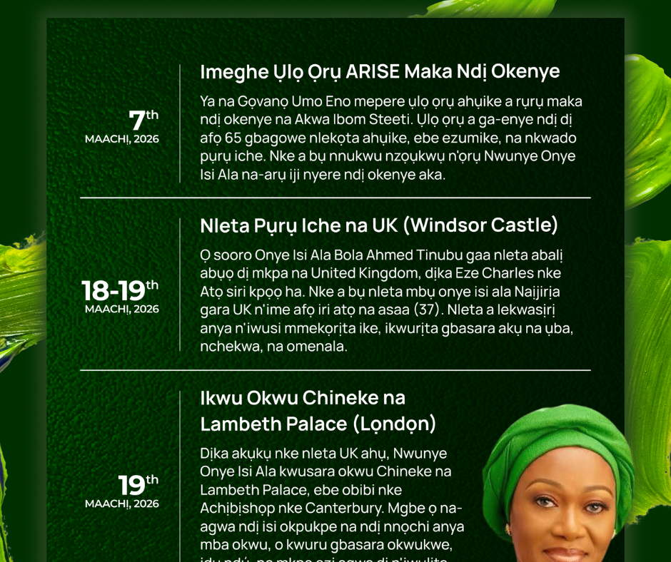 Remi Tinubu Activity and Achievement